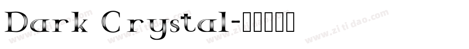 Dark Crystal字体转换